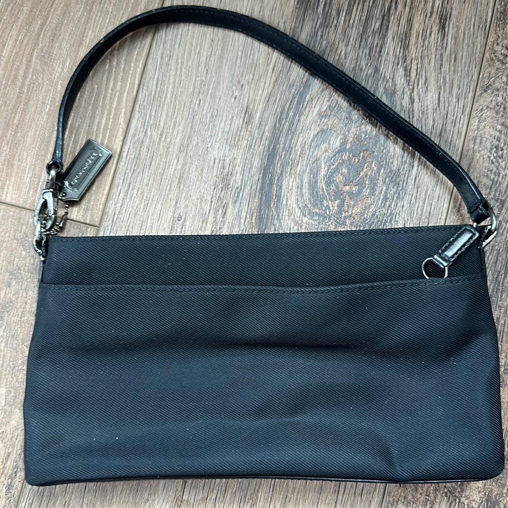 Coach Black slim shoulder bag